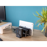 InLine® Multi-Stand mit 6 Fächern für Schreibtisch / Regal, schwarz – Ansicht 3