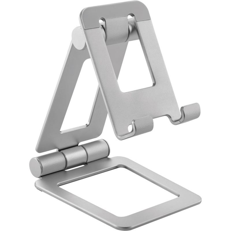 InLine® Smartphone & Tablet Halter, Aluminium, klappbar, bis 10 Zoll – Produktansicht