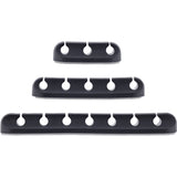 InLine® Kabelmanager-Set, 3-, 5-, 7-fach, selbstklebend, schwarz – Ansicht 3