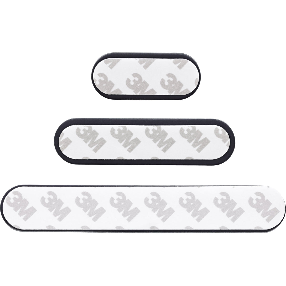 InLine® Kabelmanager-Set, 3-, 5-, 7-fach, selbstklebend, schwarz – Ansicht 4