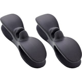 InLine® Kabelaufwickler für Gerätekabel, selbstklebend, schwarz, 2er-Set – Produktansicht